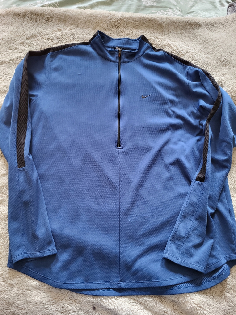 Nike Blue Half-Zip Men's Training Top